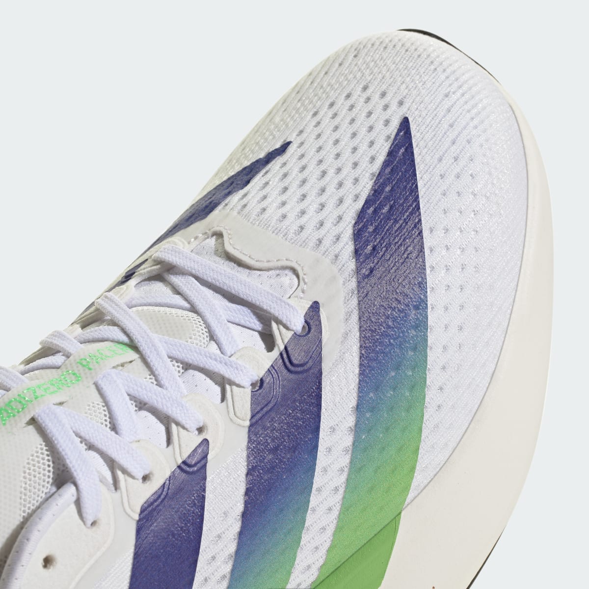 adidas Men's Adizero Pacer Shoes - Cloud White / Beam Green / Night Flash