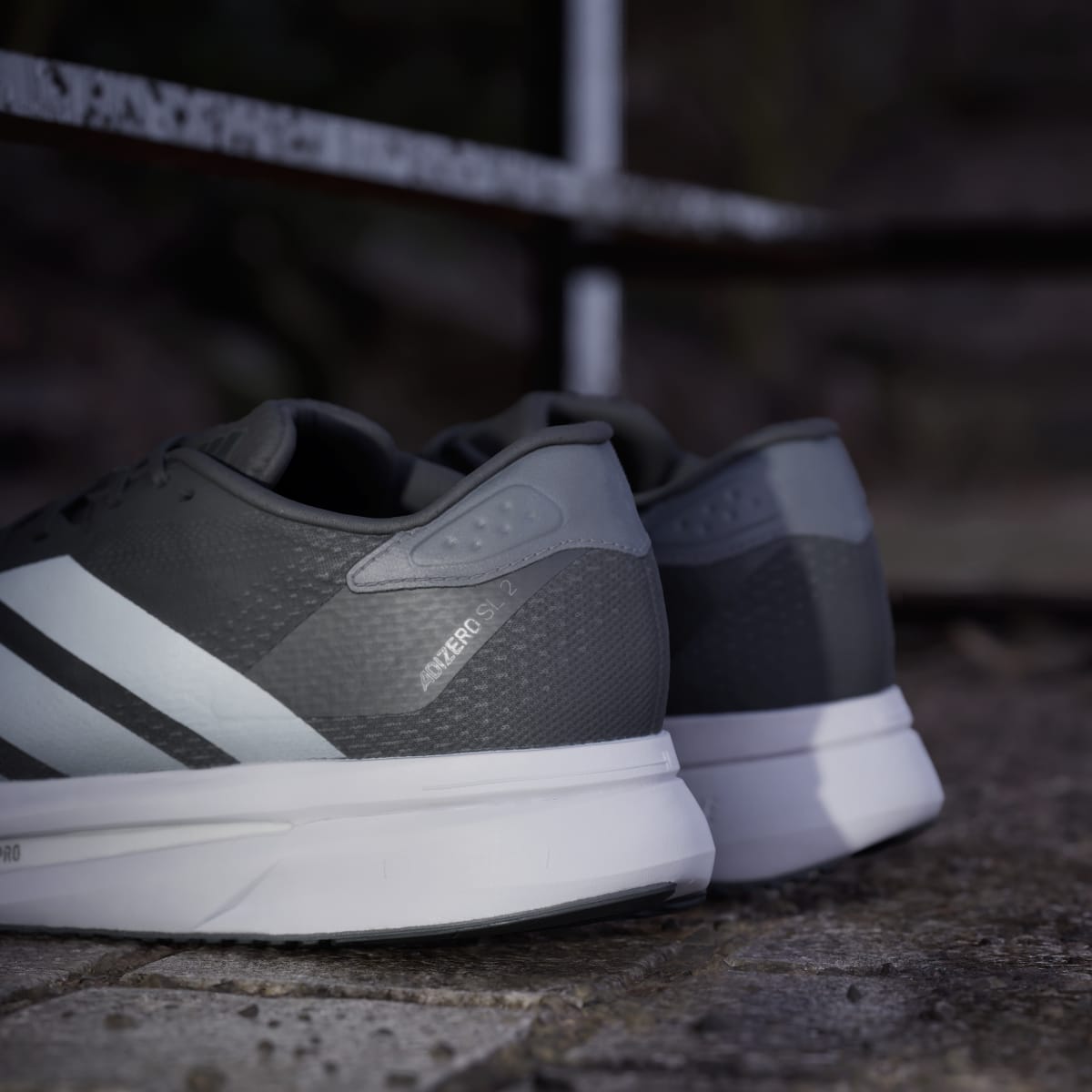 adidas Men's Adizero SL 2 Shoes - Core Black / Cloud White / Grey Five