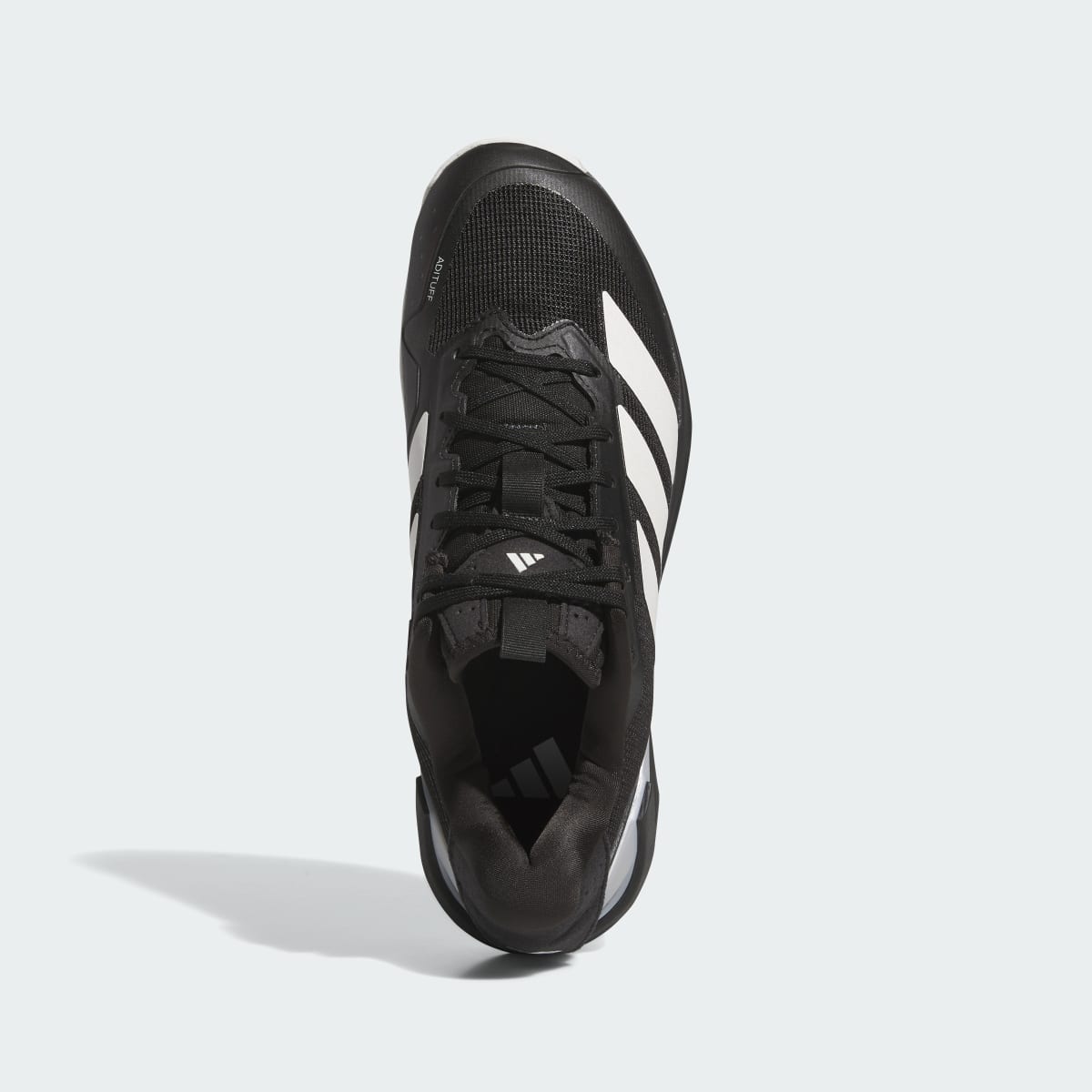 adidas Men's Adizero Ubersonic 5 Tennis Shoes - Core Black / Zero Metalic / Silver Metallic