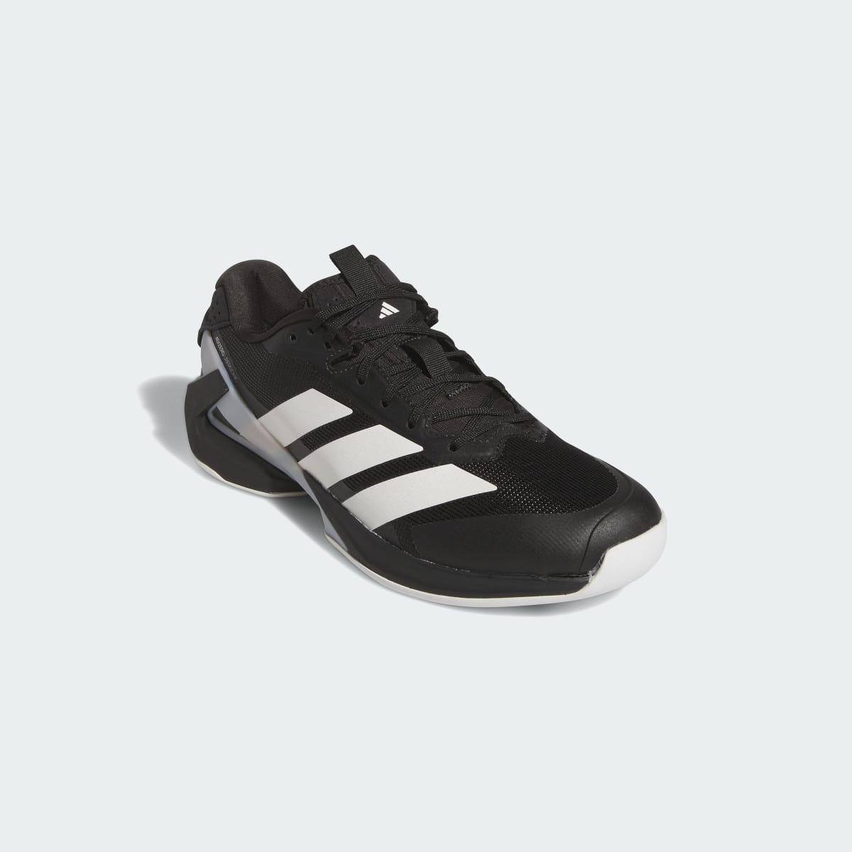 adidas Men's Adizero Ubersonic 5 Tennis Shoes - Core Black / Zero Metalic / Silver Metallic