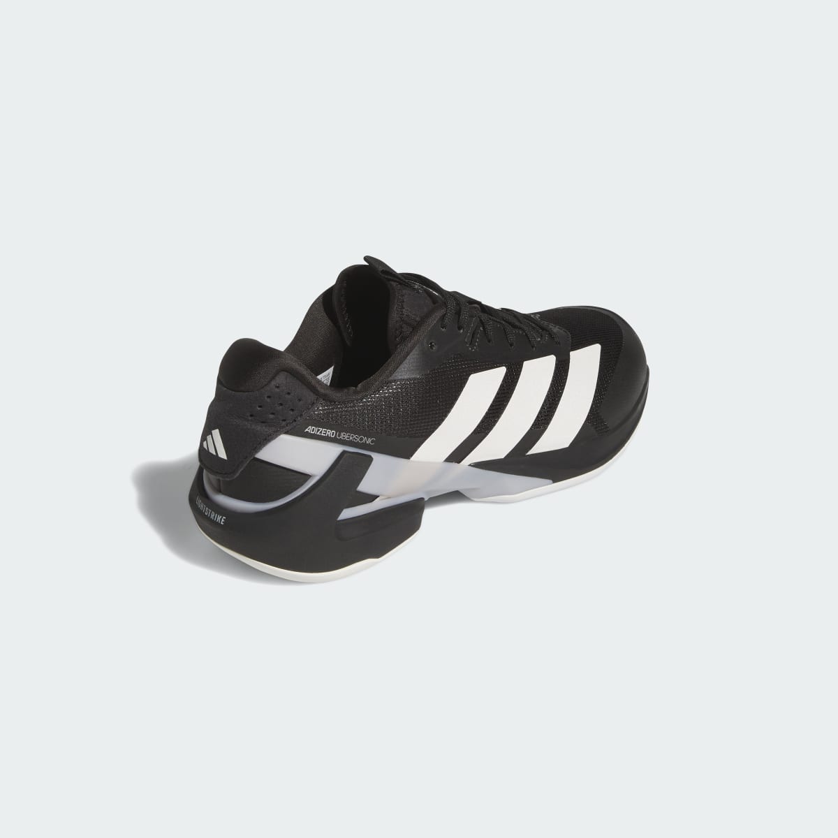 adidas Men's Adizero Ubersonic 5 Tennis Shoes - Core Black / Zero Metalic / Silver Metallic