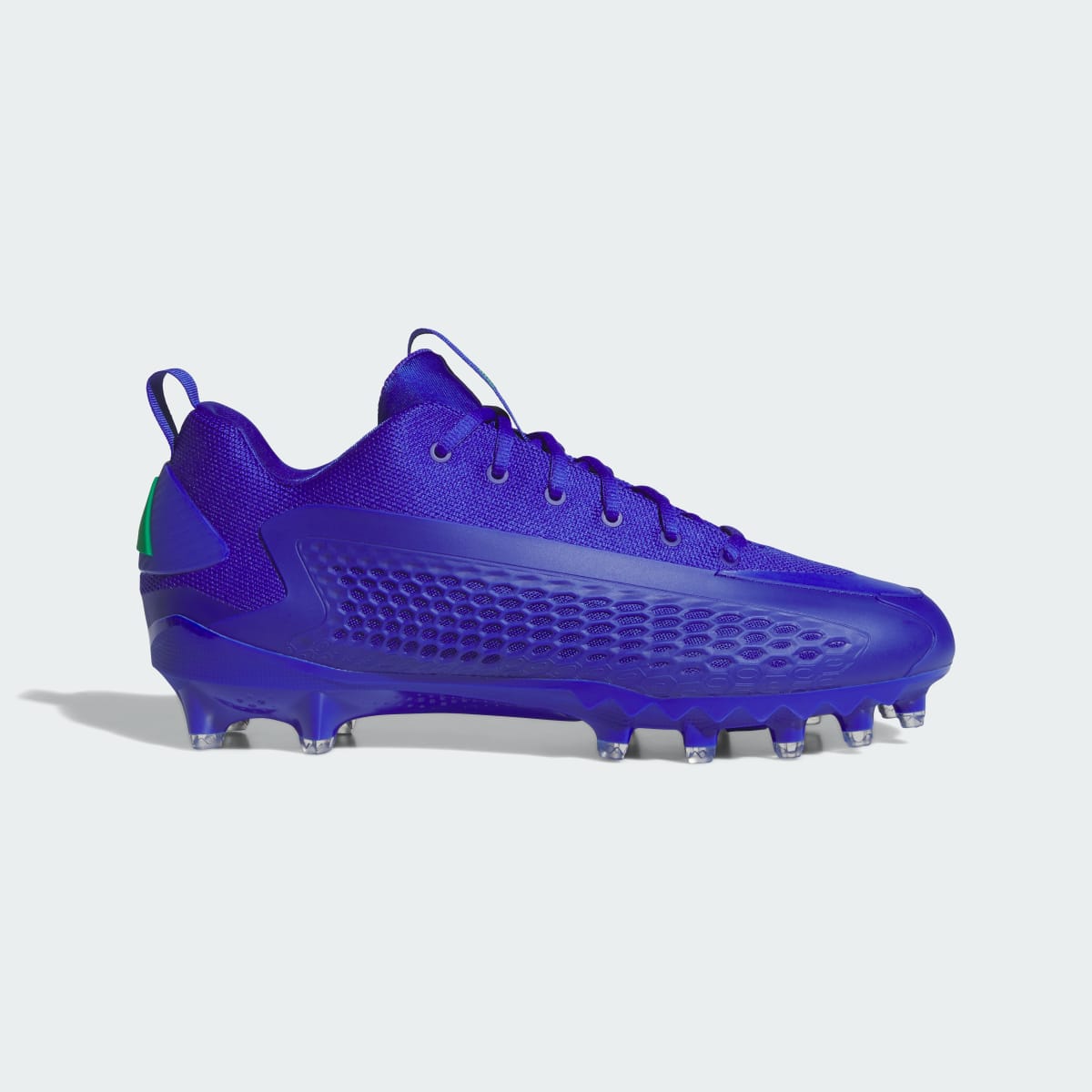 adidas Men's Anthony Edwards 1 Low Football Cleat - Lucid Blue / Green / Lucid Blue