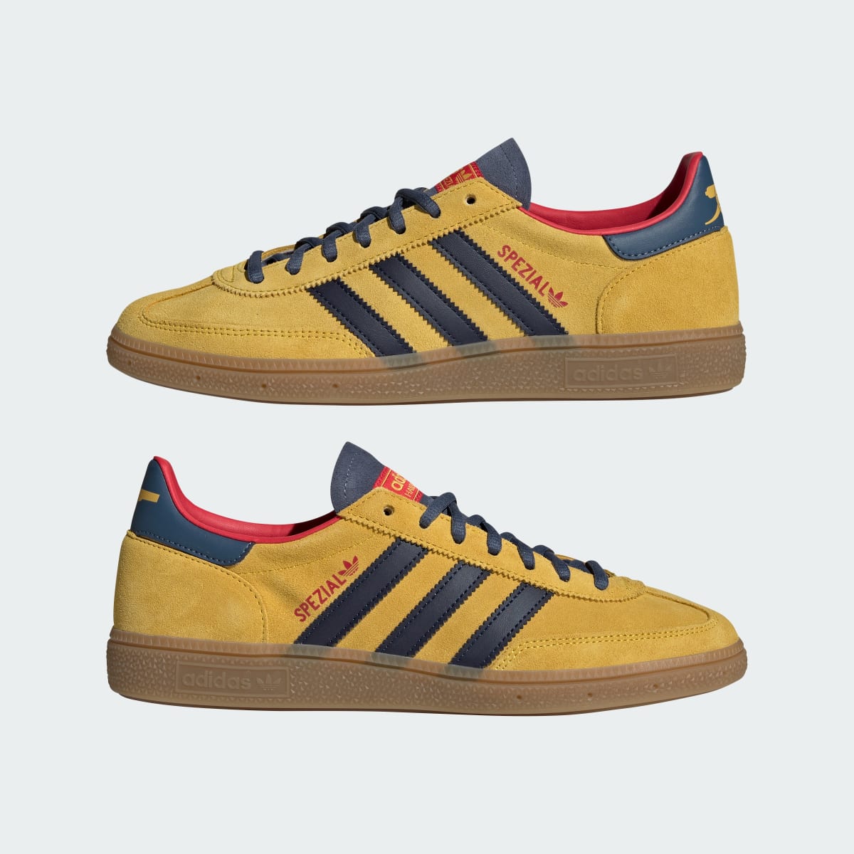 adidas Men's Arsenal FC Handball Spezial Shoes - Hazy Yellow / Collegiate Navy / Preloved Ink