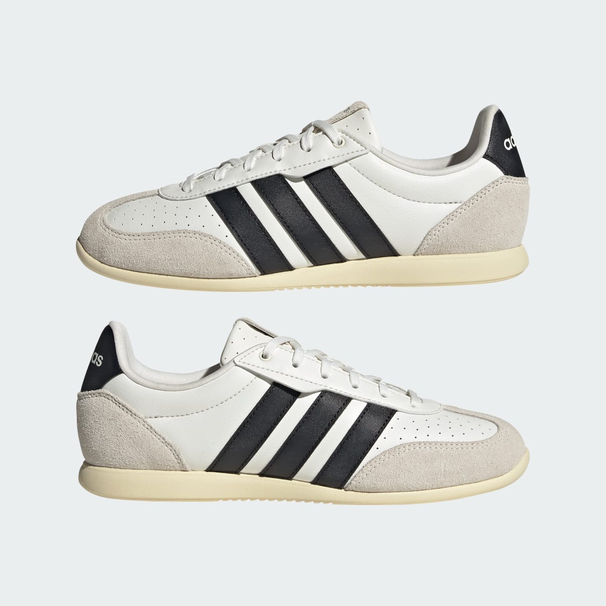 adidas Women's Barreda LO Shoes - Core White / Core Black / Warm Vanilla