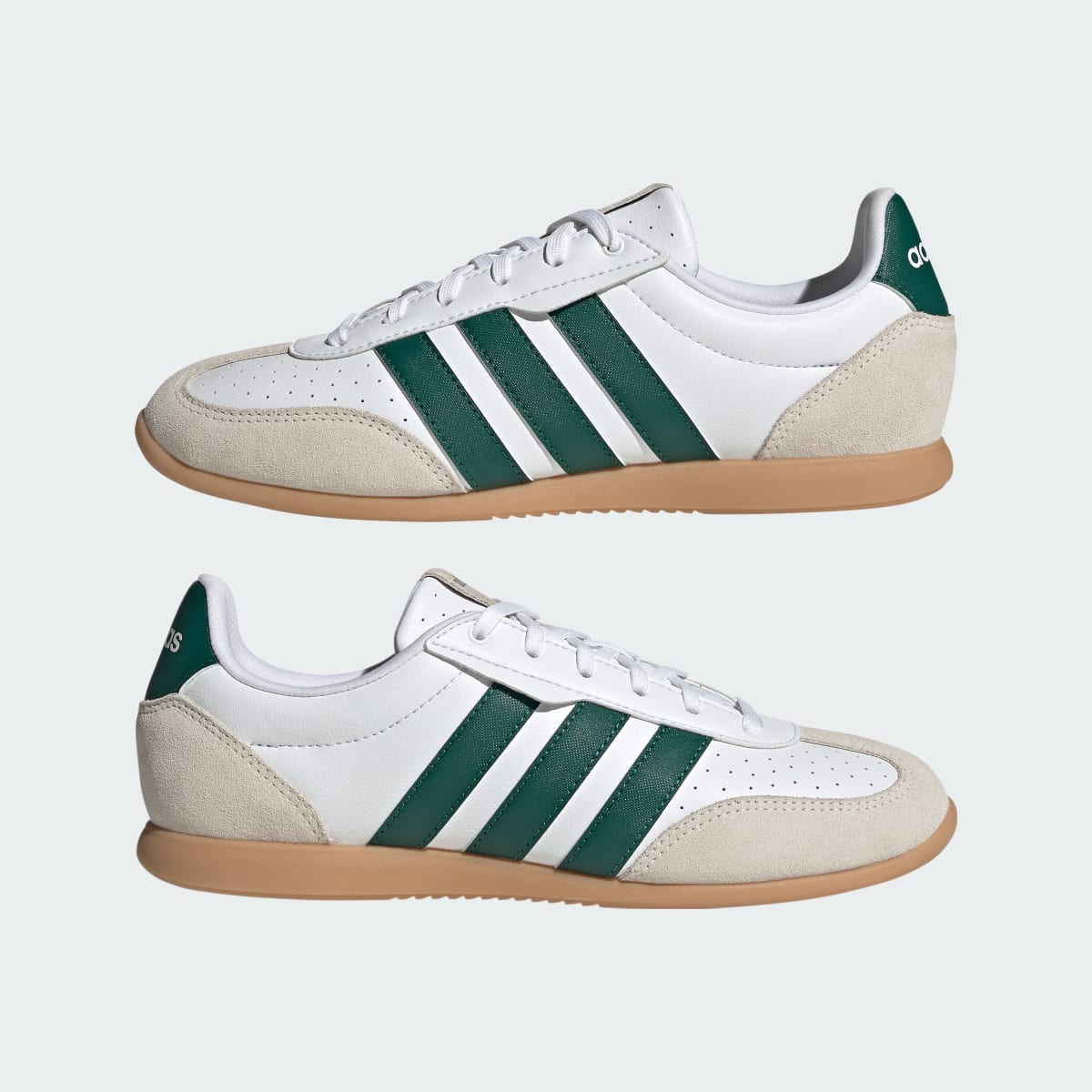 adidas Women's Barreda LO Shoes - Cloud White / Collegiate Green / Chalk White