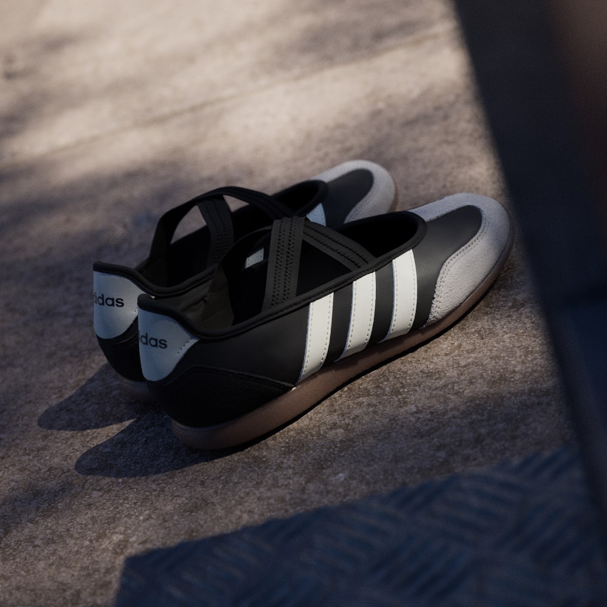 adidas Women's Barreda Mary Jane Shoes - Core Black / Core White / Gum