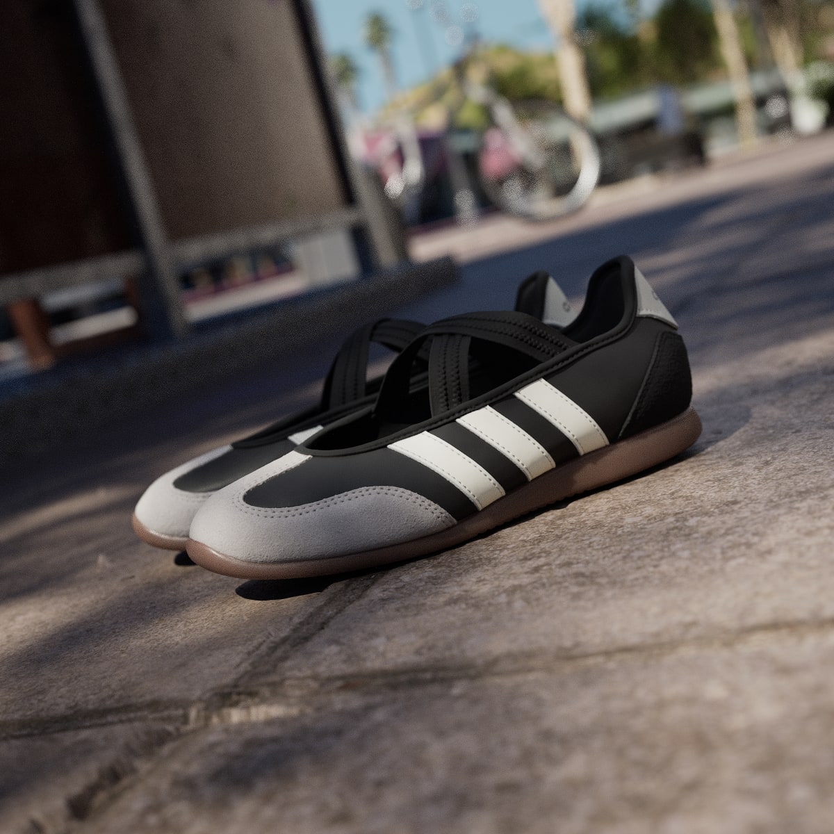 adidas Women's Barreda Mary Jane Shoes - Core Black / Core White / Gum