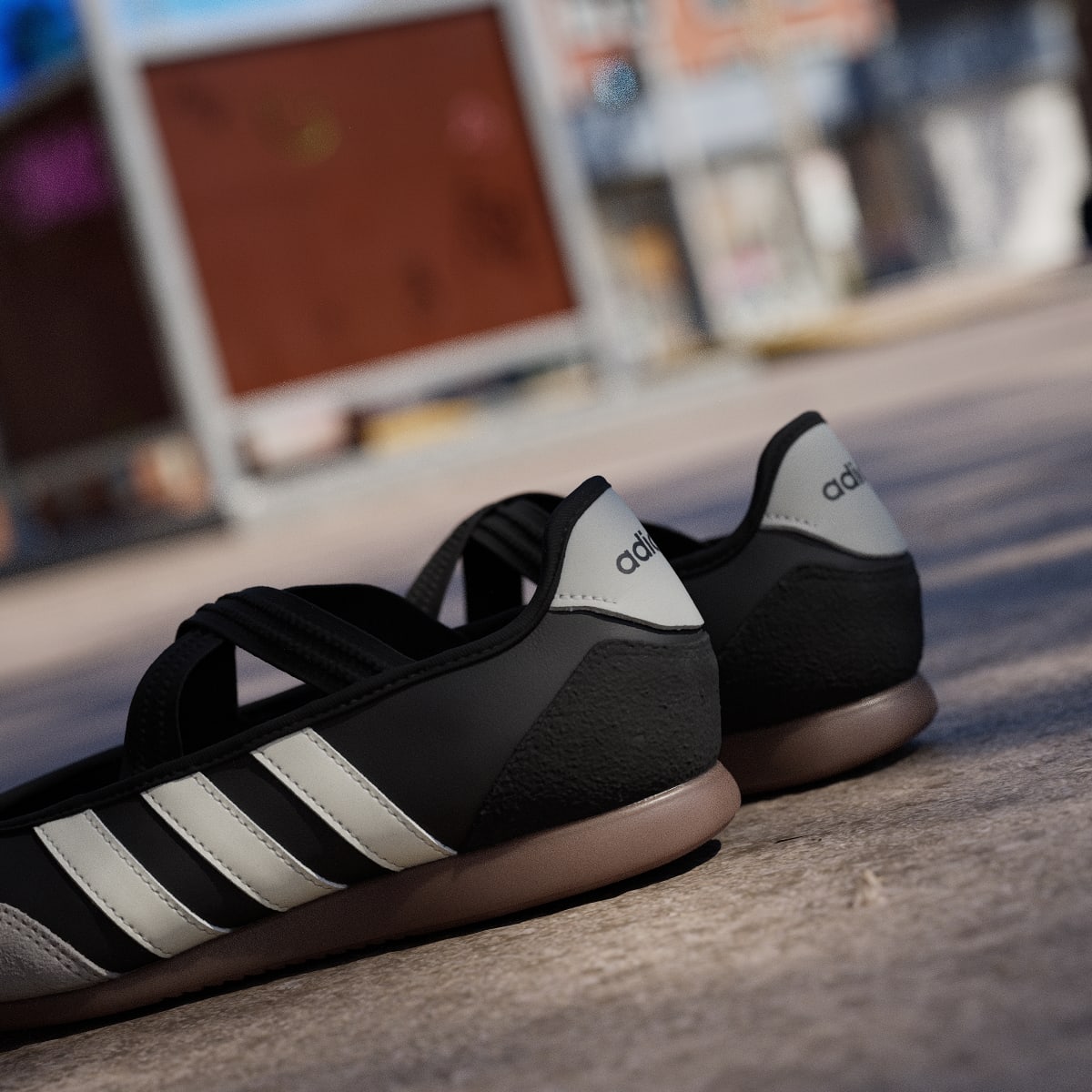 adidas Women's Barreda Mary Jane Shoes - Core Black / Core White / Gum