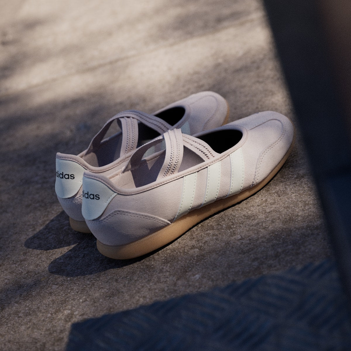 adidas Women's Barreda Mary Jane Shoes - Putty Mauve / Off White / Gum