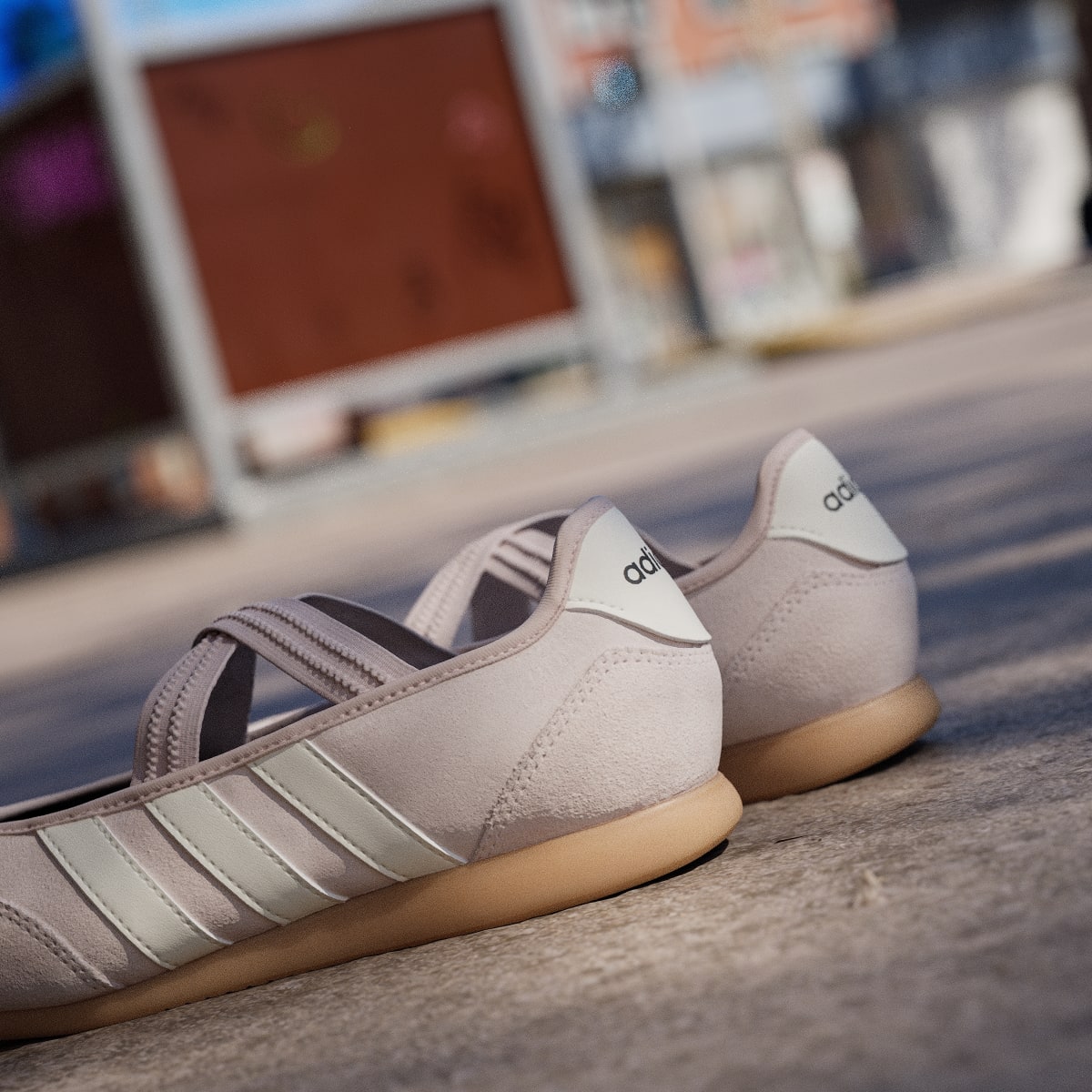 adidas Women's Barreda Mary Jane Shoes - Putty Mauve / Off White / Gum