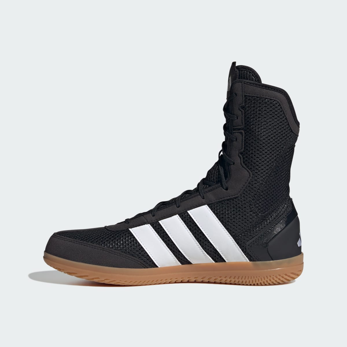 adidas Men's BOX HOG Wide Shoes - Core Black / Cloud White / Core Black