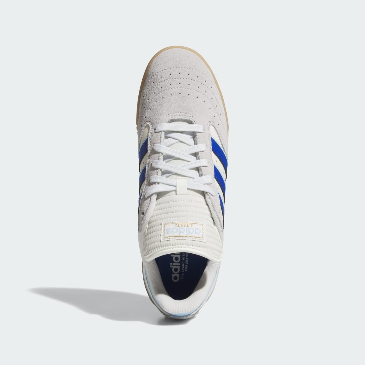 adidas Men's Busenitz Indoor Super Shoes - Grey Two / Royal Blue / Clear Sky