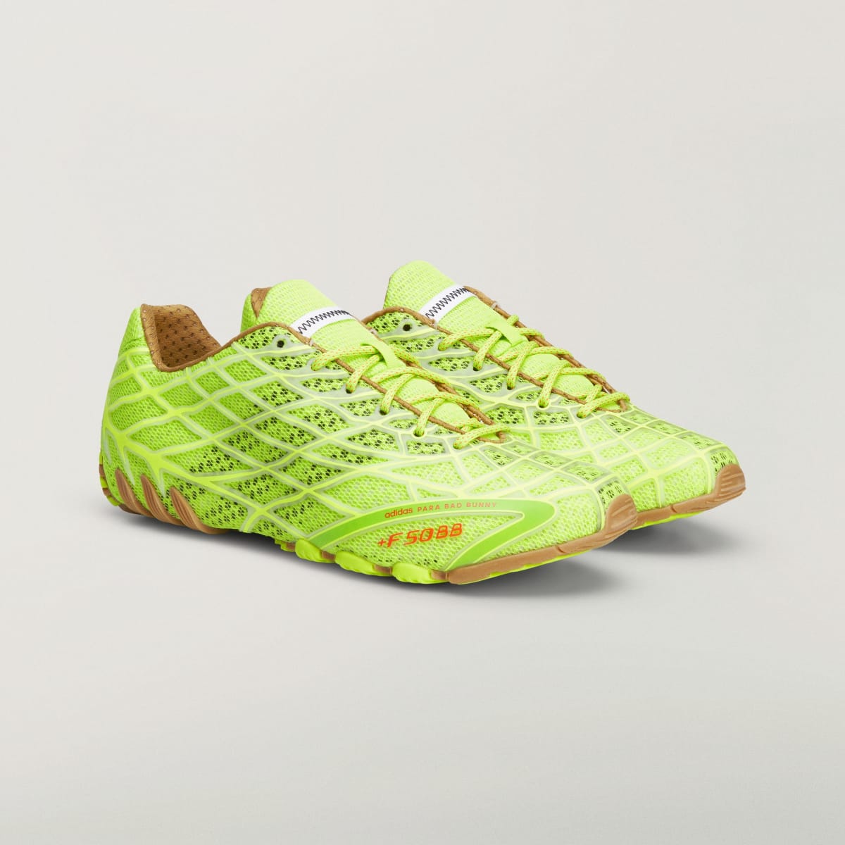 adidas Women's Bad Bunny F50 Ghost Sprint - Solar Slime / Mesa / Semi Solar Slime