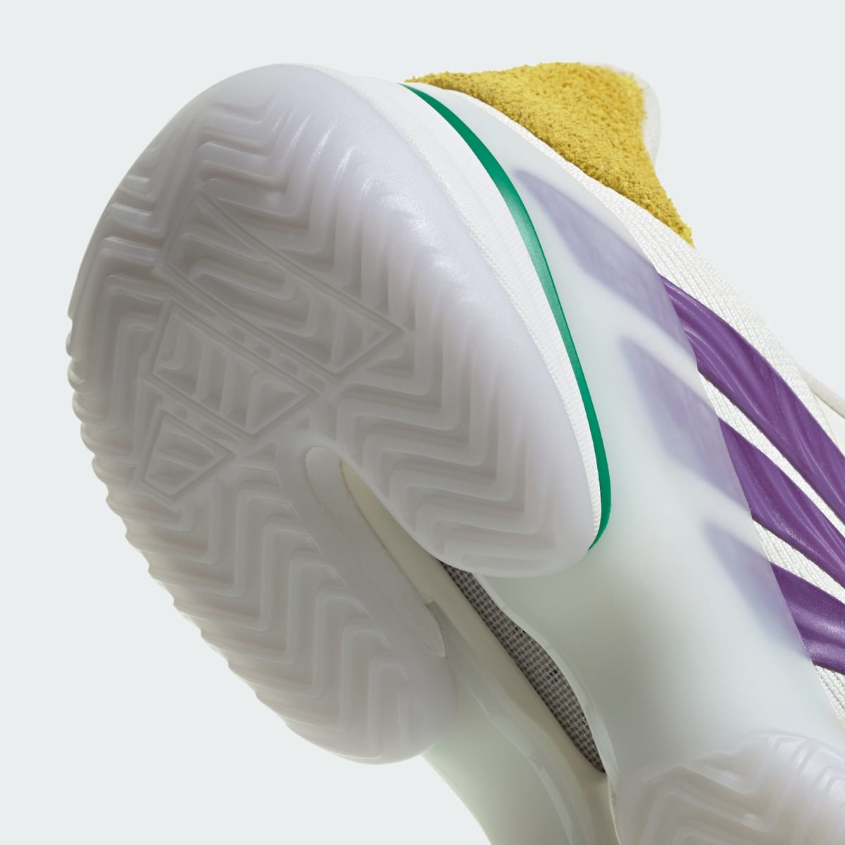 adidas Men's Barricade 14 Tennis Shoes - Off White / Active Purple / Cloud White