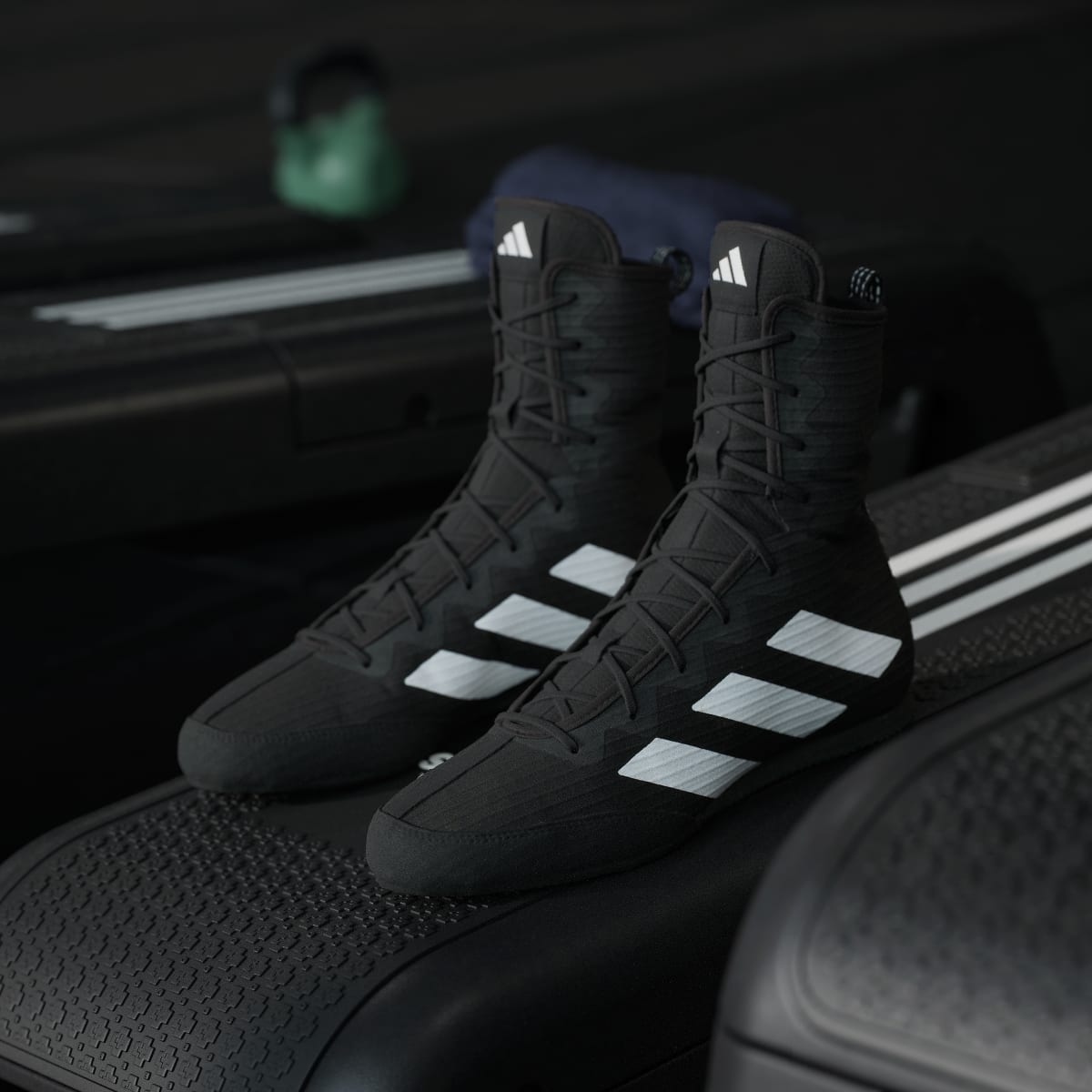 adidas Women's Box Hog 4 Shoes - Core Black / Cloud White / Core Black