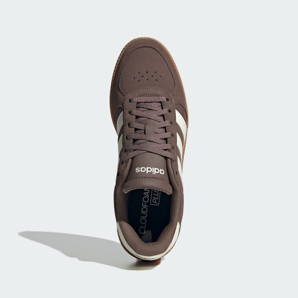 adidas Women's Breaknet Sleek Shoes - Earth Strata / Off White / Gum