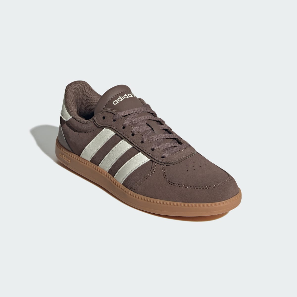 adidas Women's Breaknet Sleek Shoes - Earth Strata / Off White / Gum