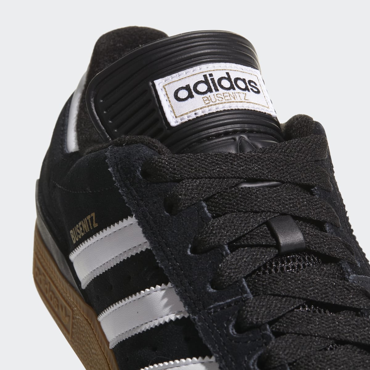 adidas Women's Busenitz Pro Shoes - Core Black / Cloud White / Gold Metallic