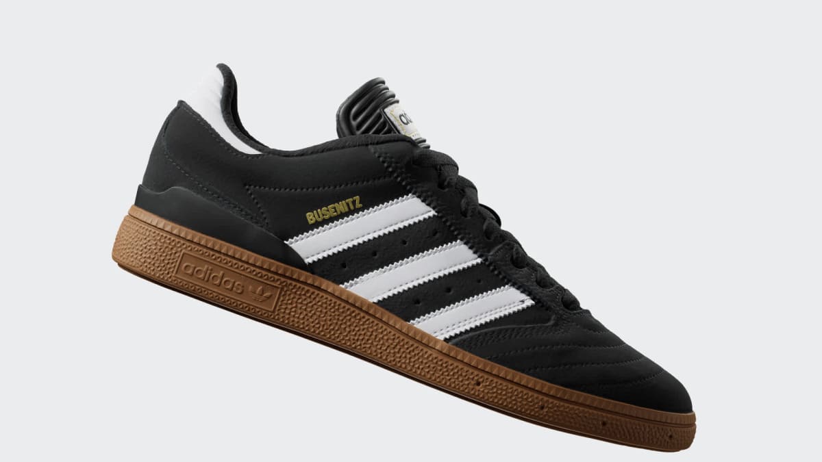 adidas Women's Busenitz Pro Shoes - Core Black / Cloud White / Gold Metallic