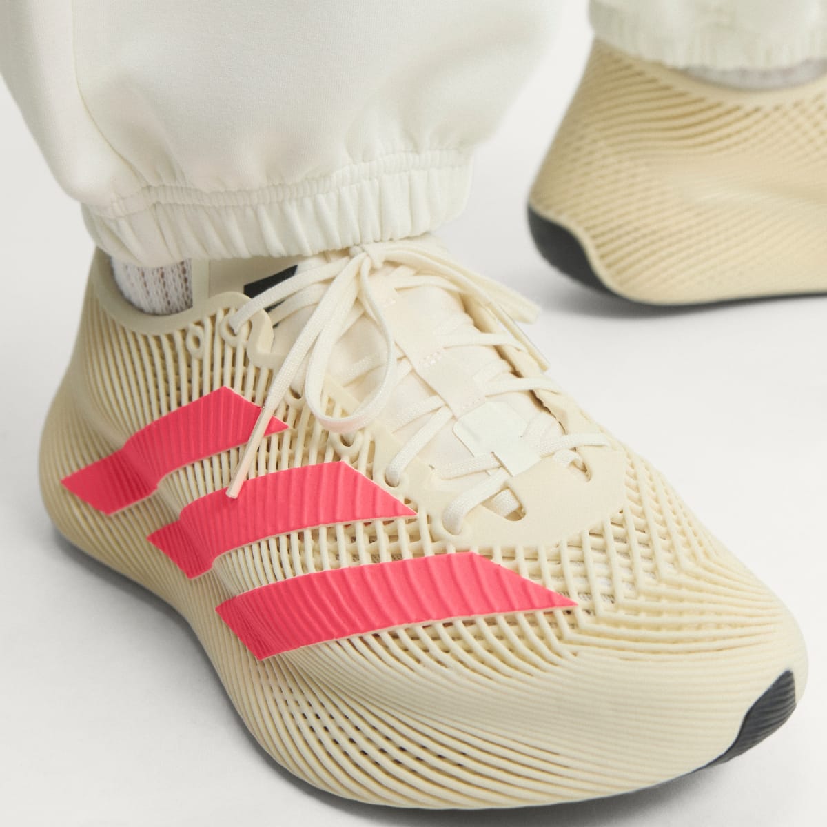 adidas Men's Climacool Laced Shoes - Off White / Solar Turbo / Core Black