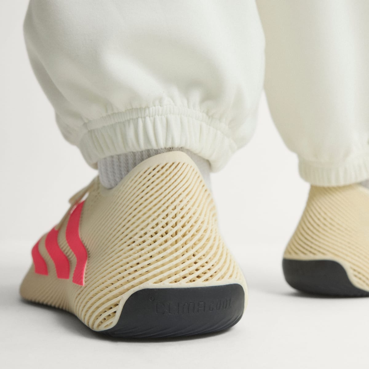 adidas Men's Climacool Laced Shoes - Off White / Solar Turbo / Core Black