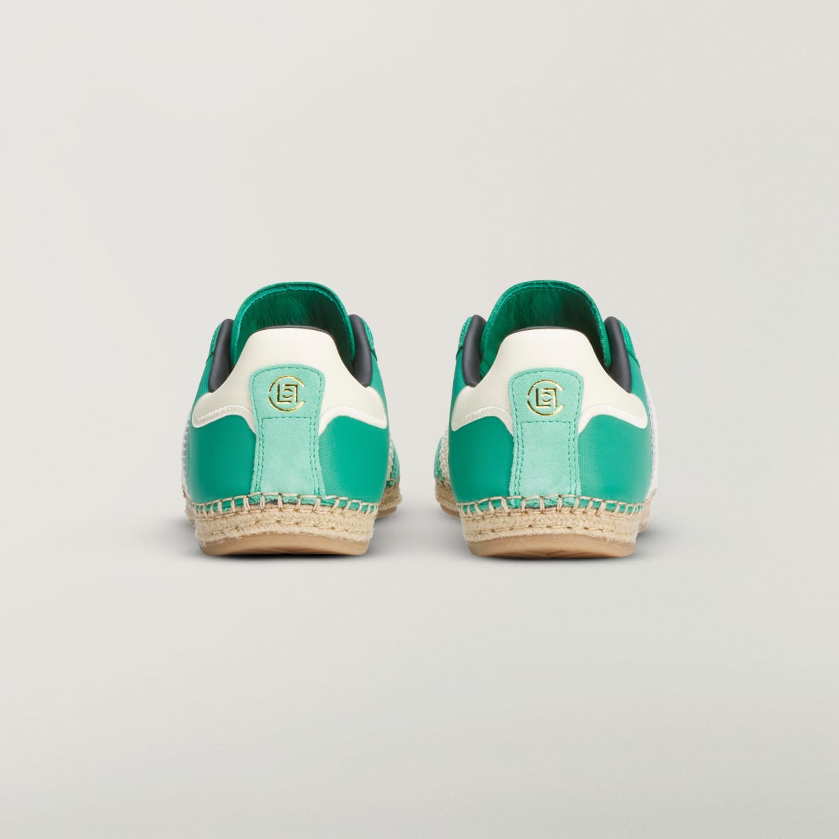 adidas Women's Clot Samba BY Edison Chen Shoes - Court Green / Warm Vanilla / Core Black