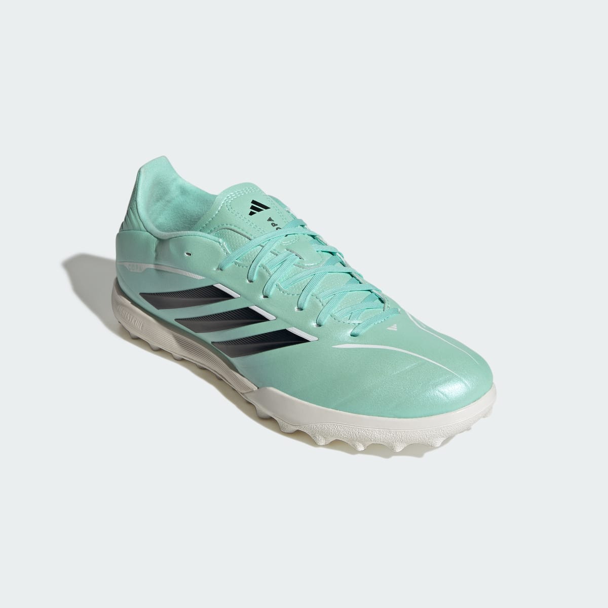 adidas Women's Copa Pure IV League Turf Soccer Cleats - Clear Mint / Core Black / Cloud White