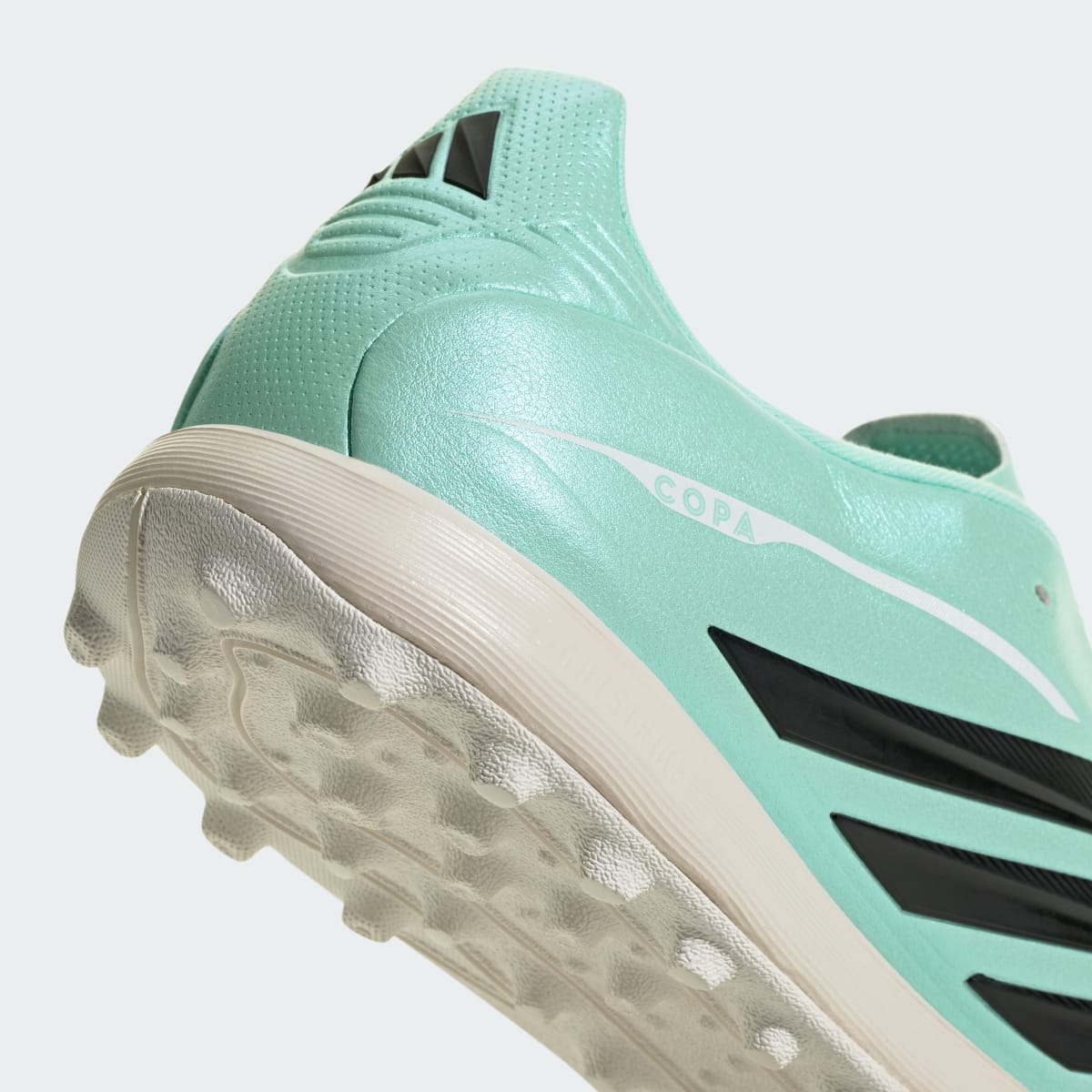 adidas Women's Copa Pure IV League Turf Soccer Cleats - Clear Mint / Core Black / Cloud White