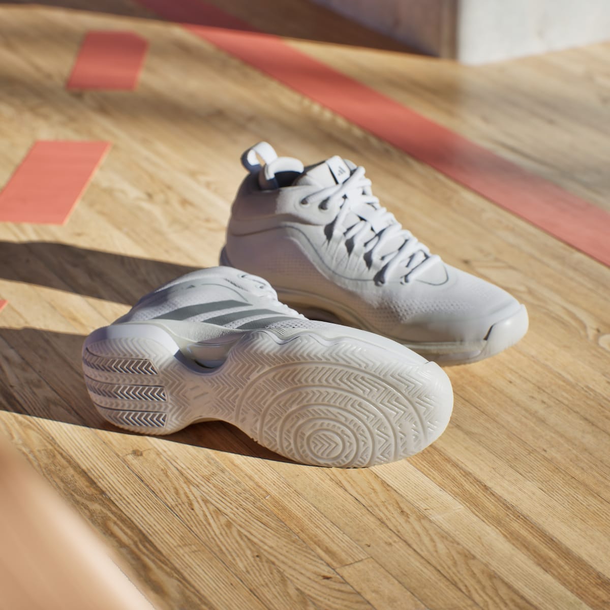 adidas Women's Crazyflight 7 Shoes - Cloud White / Silver Metallic / Cloud White