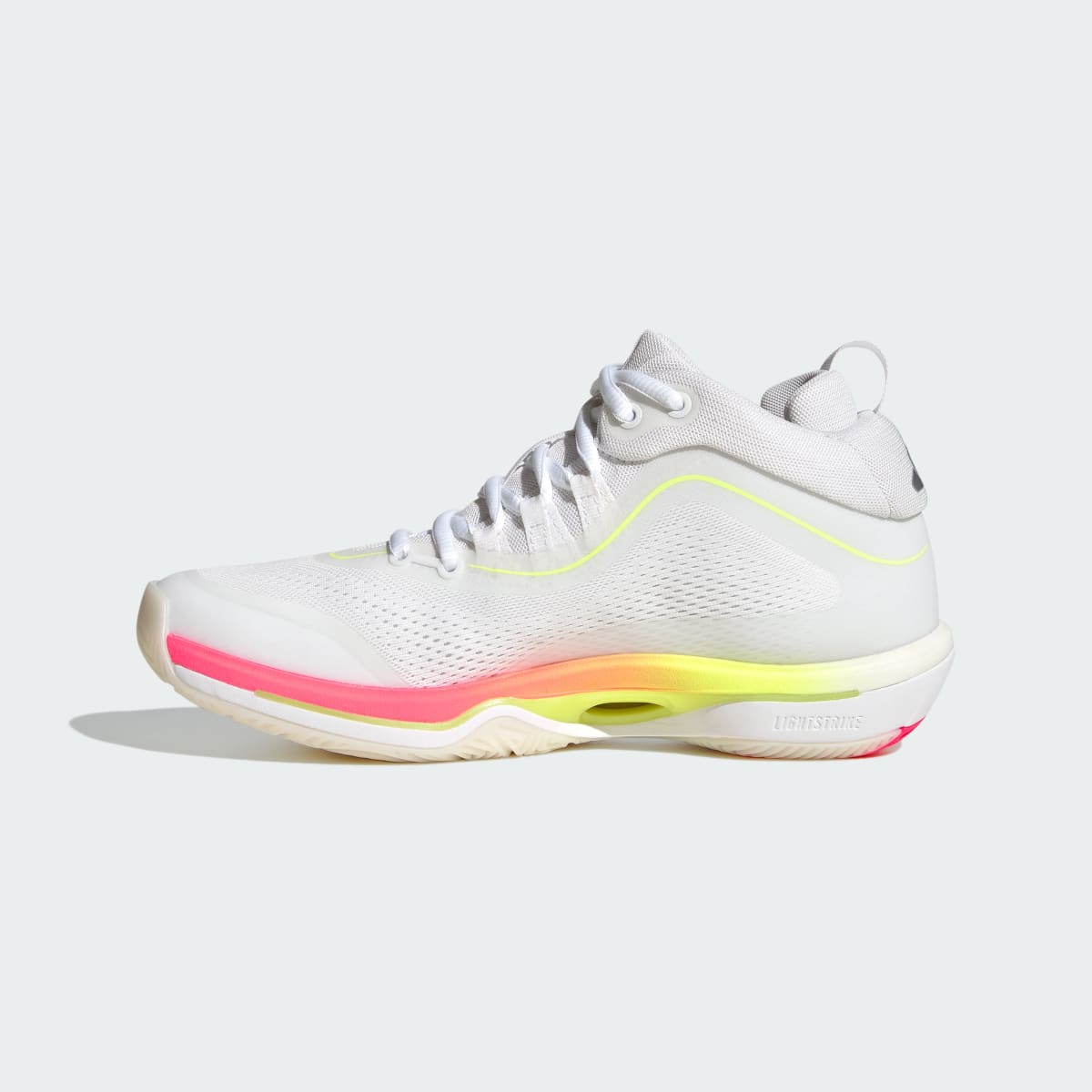 adidas Women's Crazyflight 7 Shoes - Cloud White / Tech Grey Metallic / Solar Turbo