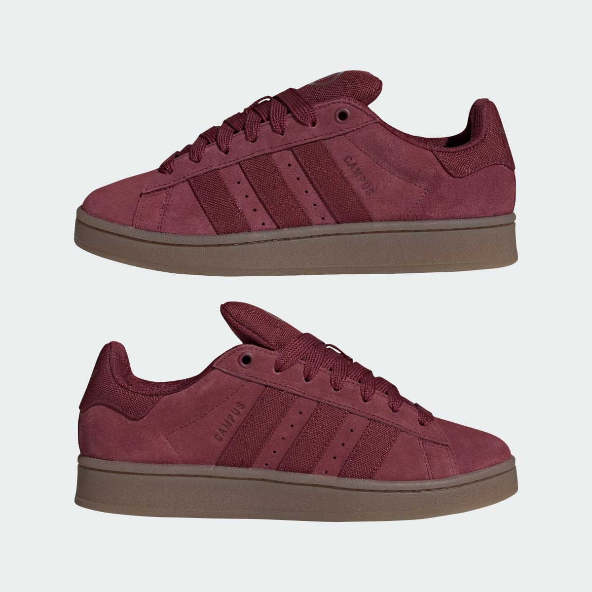 adidas Men's Campus 00s Shoes - Shadow Red / Gum / Cloud White