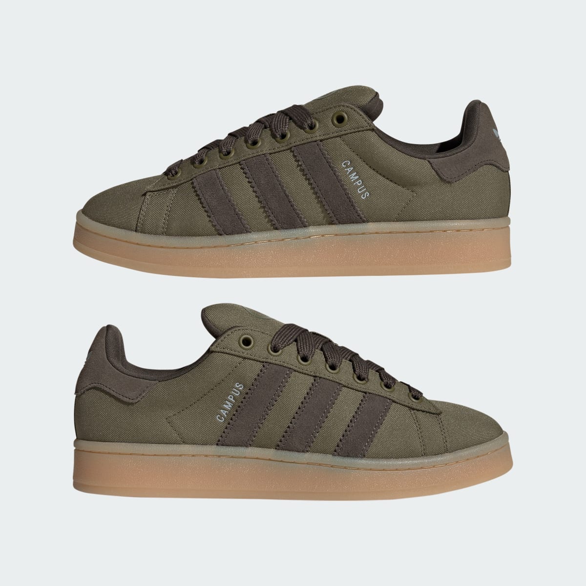 adidas Women's Campus 00s Shoes - Focus Olive / Shadow Olive / Gum