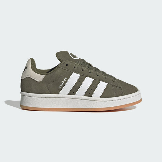 adidas Kids' Campus 00s Shoes - Olive Strata / Cloud White / Gum