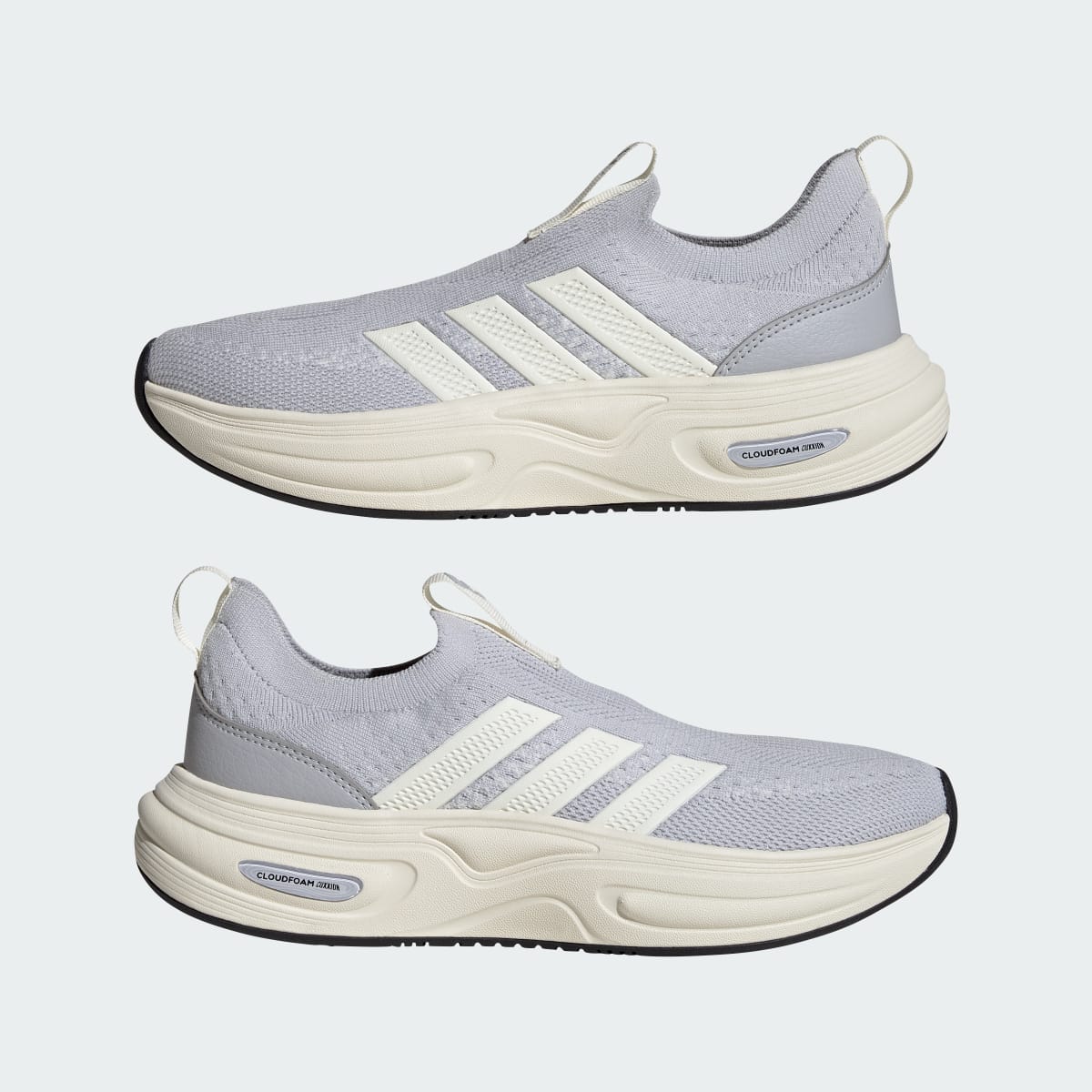 adidas Women's Cloudfoam Cuxxion Sock Shoes - Dash Grey / Cloud White / Core Black