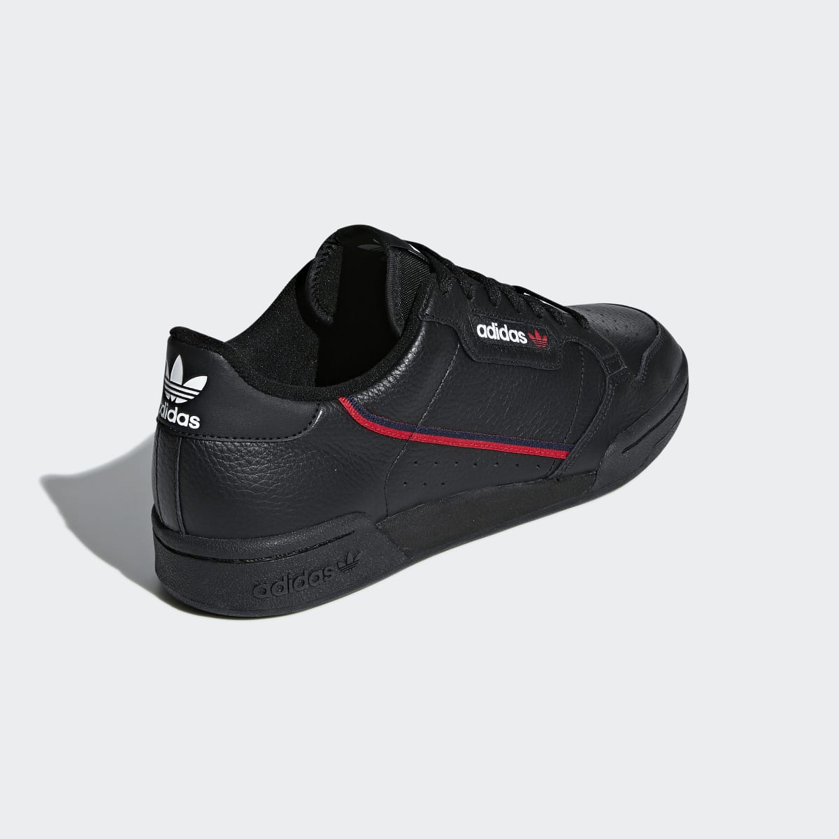 adidas Women's Continental 80 Shoes - Core Black / Scarlet / Collegiate Navy