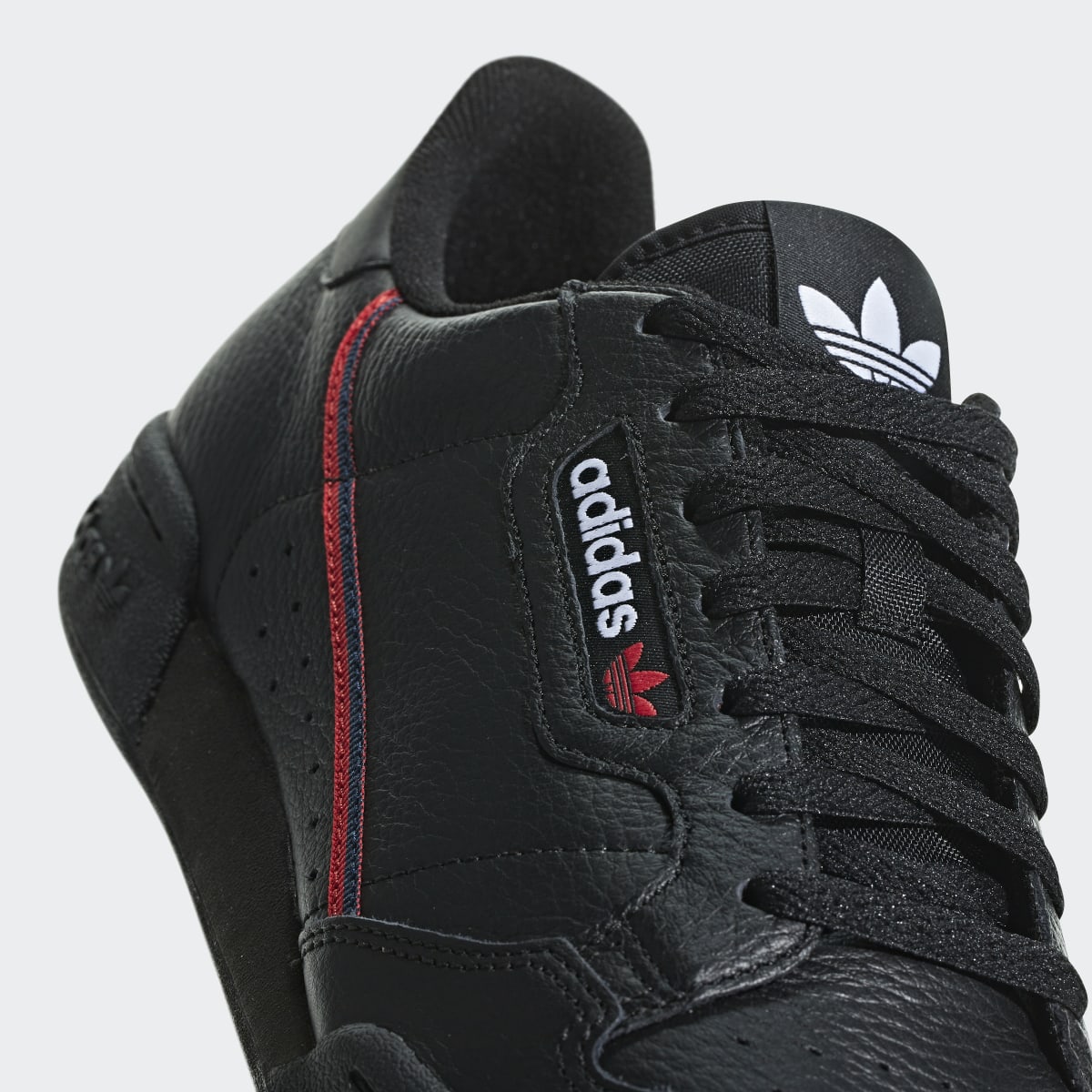 adidas Women's Continental 80 Shoes - Core Black / Scarlet / Collegiate Navy