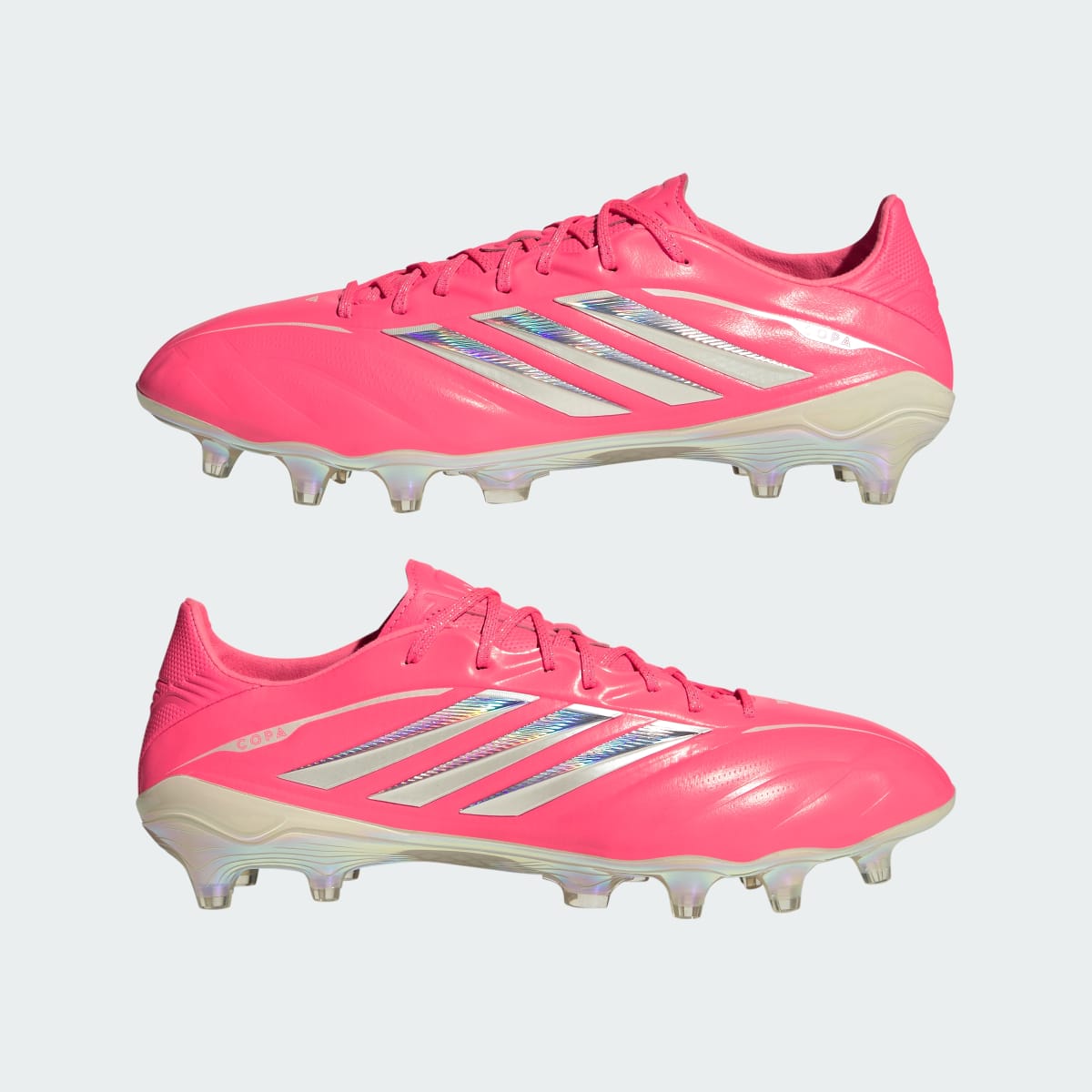 adidas Men's Copa Pure IV Elite Firm Ground Soccer Cleats - Solar Turbo / Ivory / Core Black