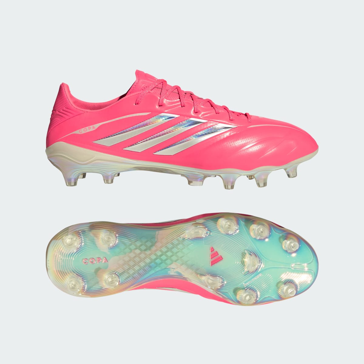 adidas Men's Copa Pure IV Elite Firm Ground Soccer Cleats - Solar Turbo / Ivory / Core Black