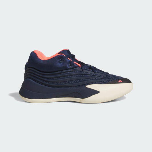 adidas Kids' Dame X J Shoes - Night Indigo / Warm Vanilla / Solar Turbo