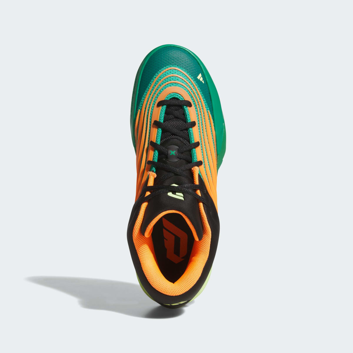 adidas Women's Dame X Shoes - Court Green / Lucid Orange / Frozen Lemon