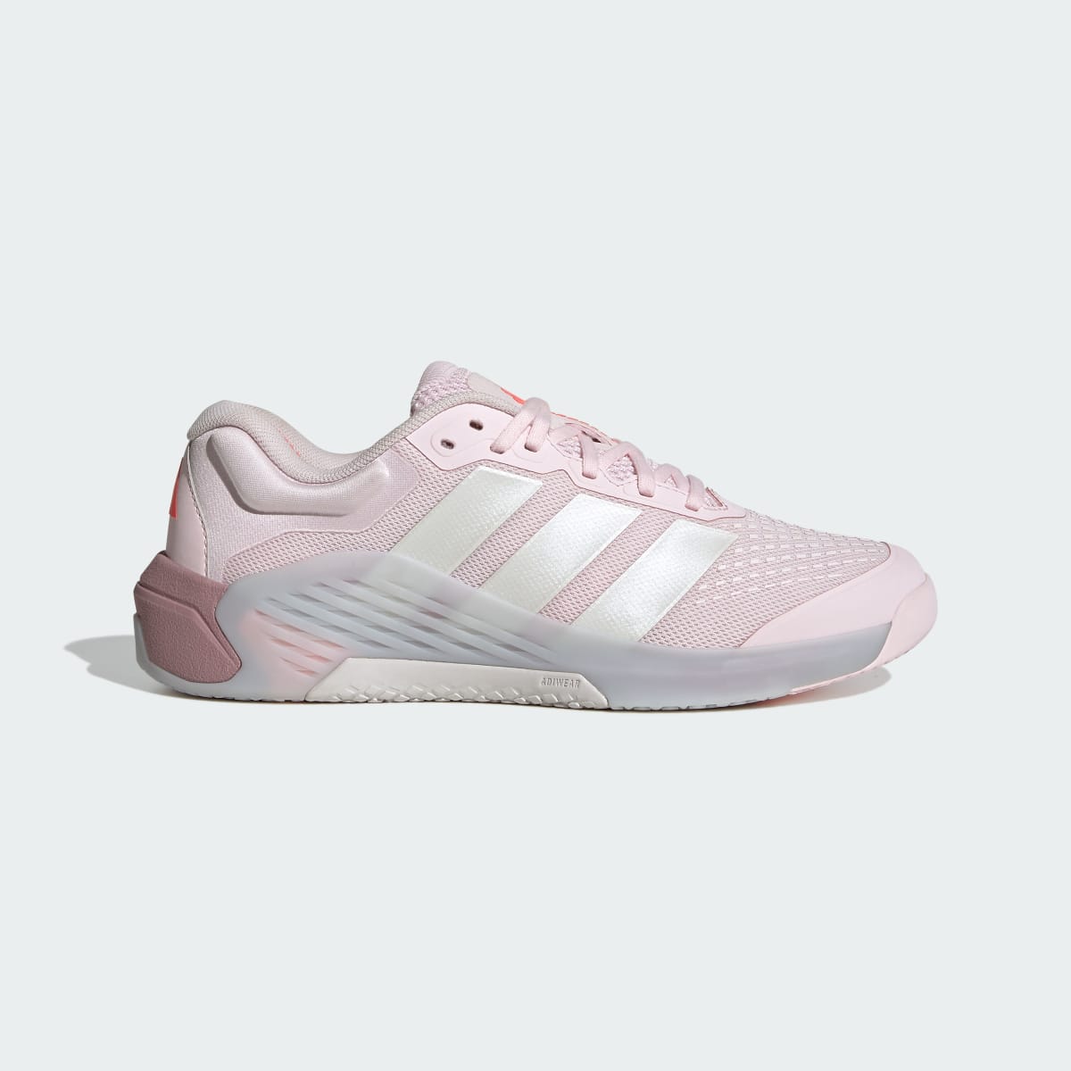 adidas Women's Dropset 4 Power Training Shoes - Distilled Pink / Zero Metalic / Solar Turbo