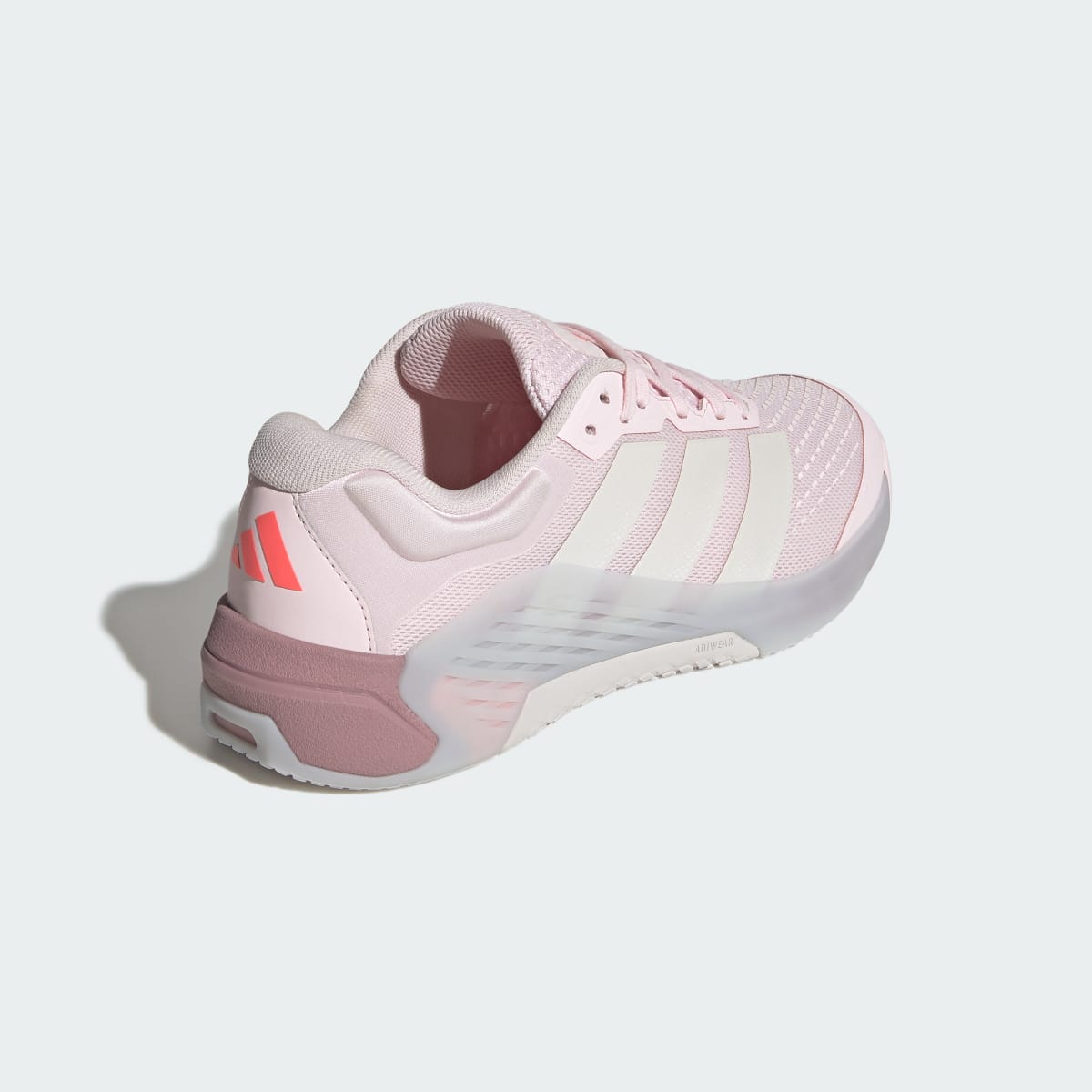 adidas Women's Dropset 4 Power Training Shoes - Distilled Pink / Zero Metalic / Solar Turbo