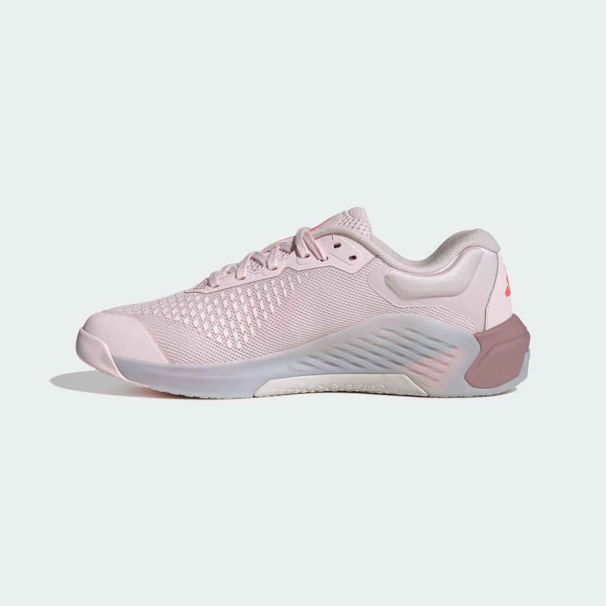 adidas Women's Dropset 4 Power Training Shoes - Distilled Pink / Zero Metalic / Solar Turbo