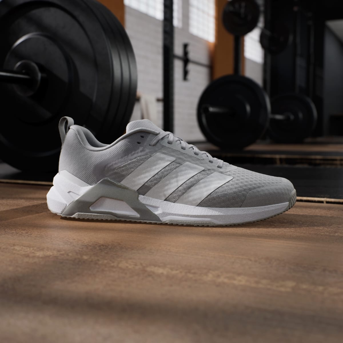 adidas Men's Dropset Control Training Shoes - Grey Two / Cloud White / Cloud White