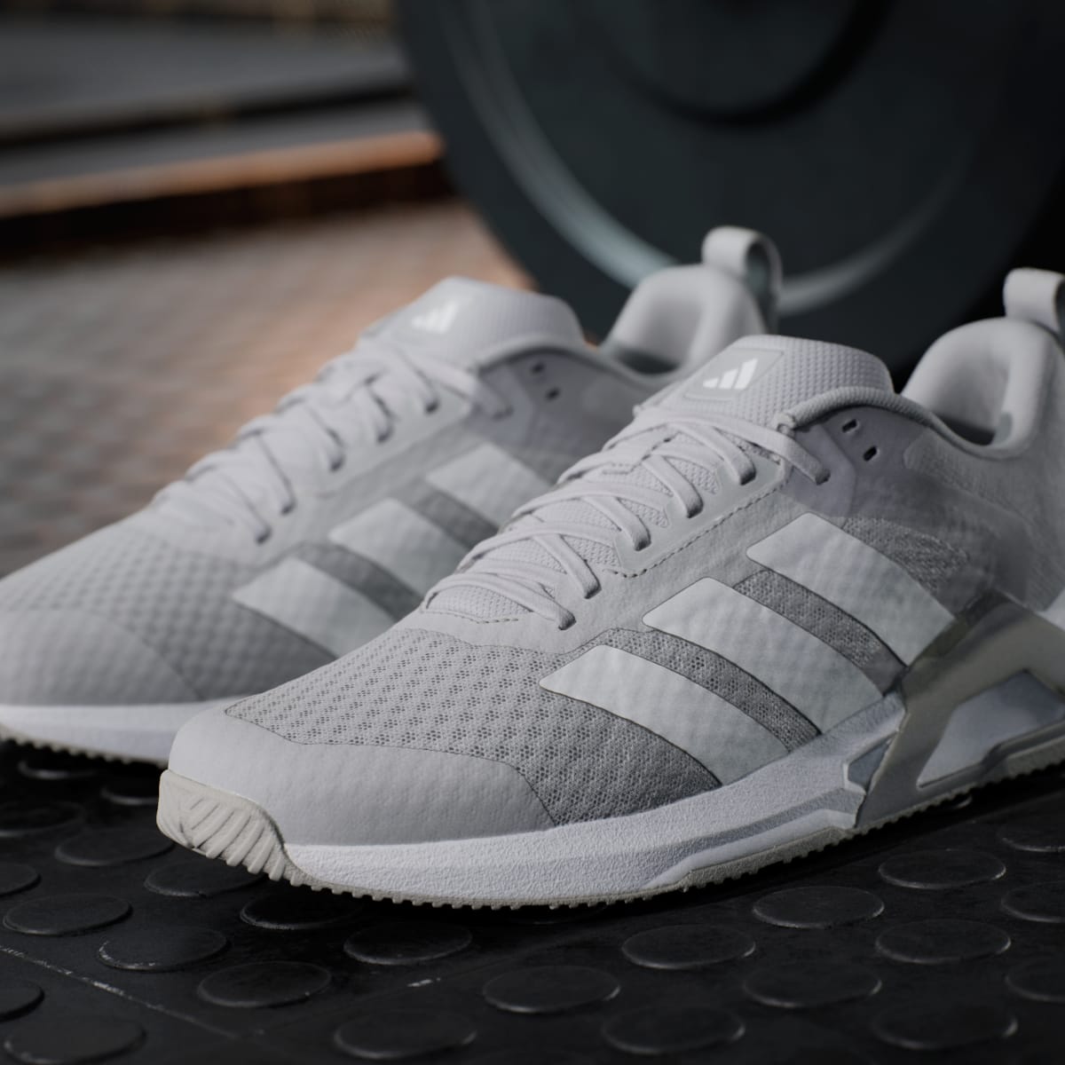 adidas Men's Dropset Control Training Shoes - Grey Two / Cloud White / Cloud White