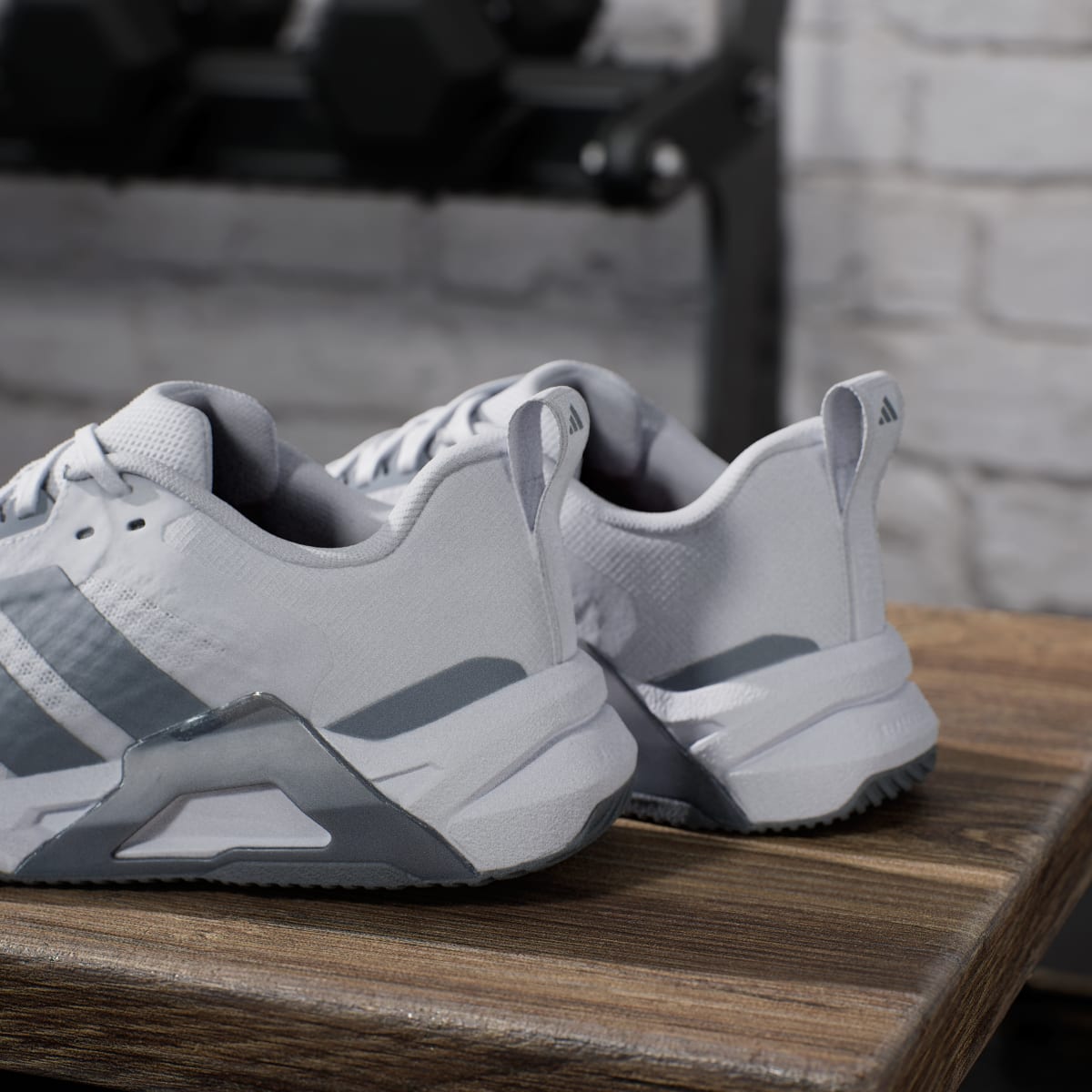 adidas Women's Dropset Control Training Shoes - Cloud White / Grey / Lucid Red