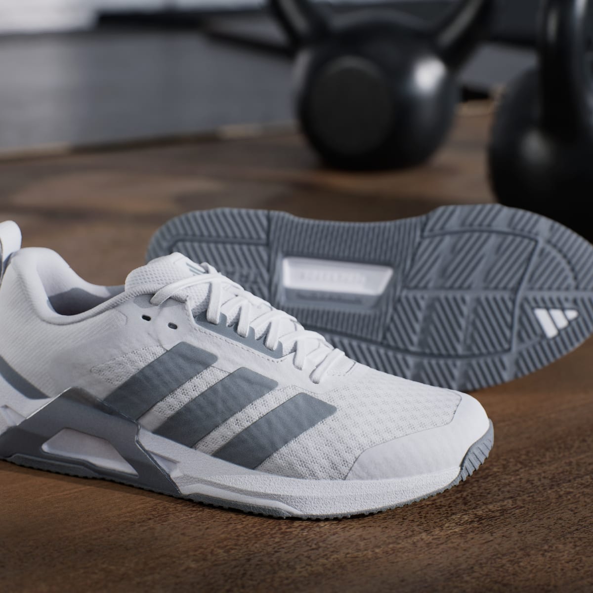 adidas Women's Dropset Control Training Shoes - Cloud White / Grey / Lucid Red