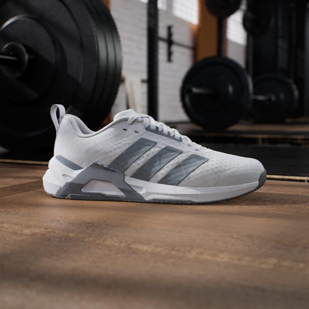 adidas Women's Dropset Control Training Shoes - Cloud White / Grey / Lucid Red