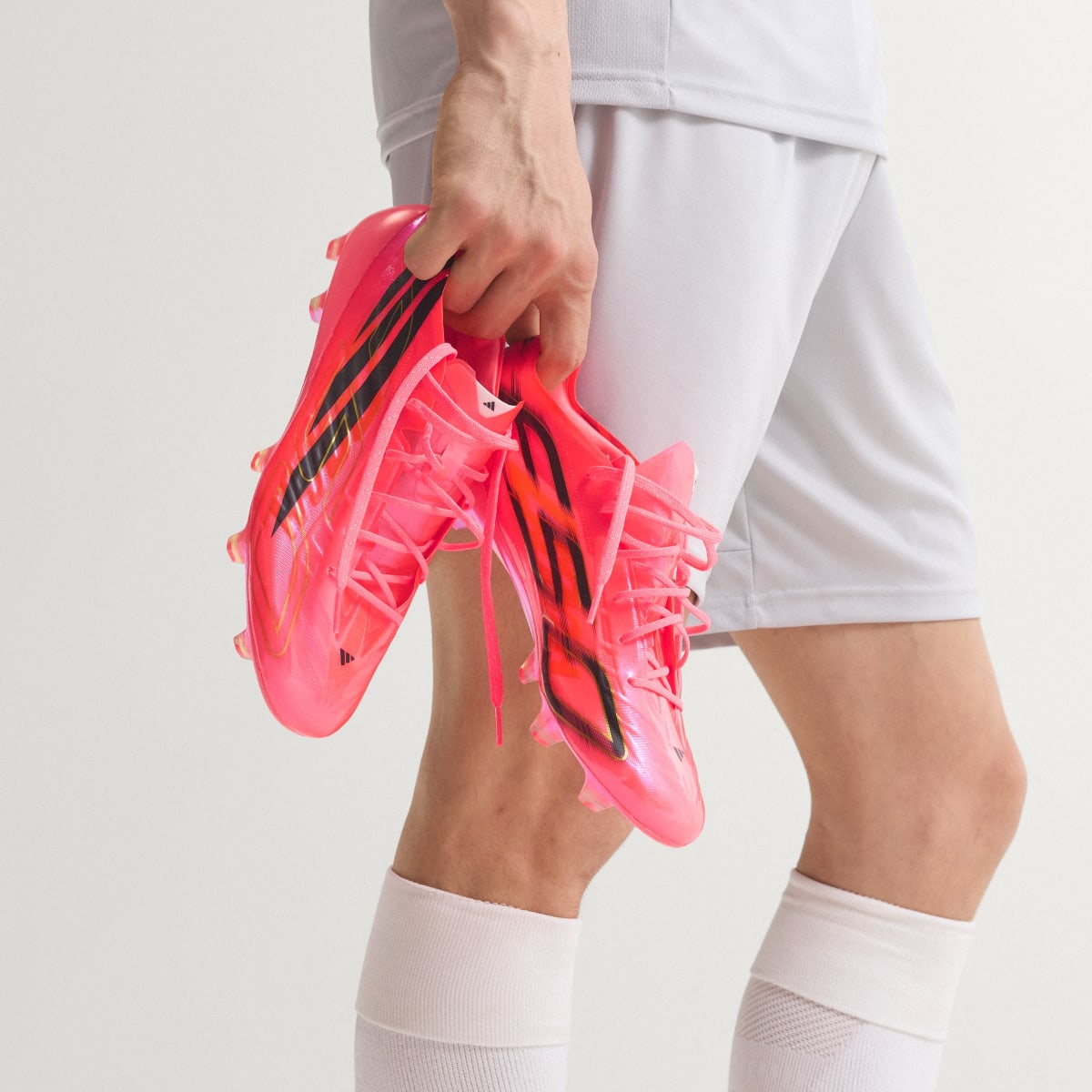 adidas Women's F50 Hyperfast EVO Firm Ground Soccer Cleats - Solar Turbo / Core Black / Gold Metallic