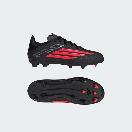 adidas Kids' F50 League Firm Ground / Multi Ground Soccer Cleats - Core Black / Lucid Red / Core Black